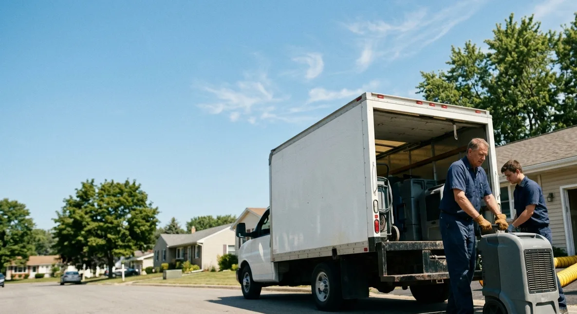 Water Damage Cleanup in Shirley, IL near me